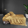Ropa de cama de seda pura: sábanas de seda y funda de almohada de seda