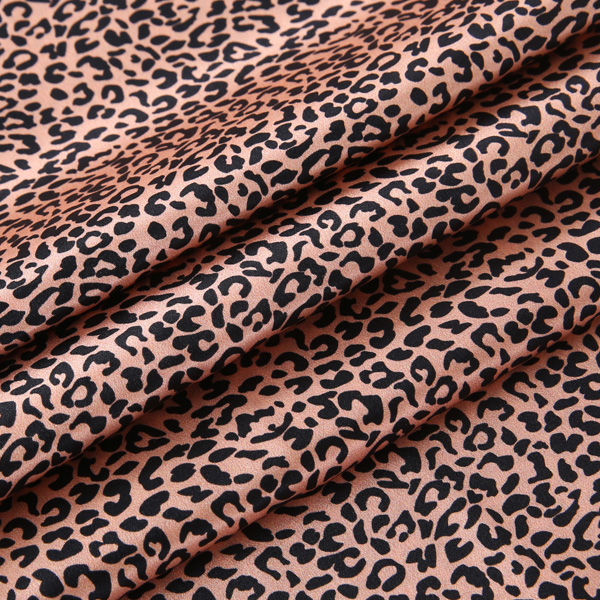 Funda de almohada de seda con estampado de leopardo con cierre de sobre/cremallera oculta