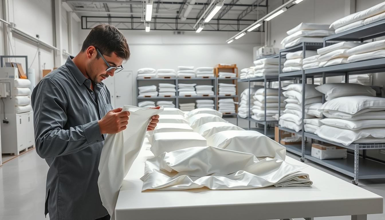 Control de calidad de ropa de cama de seda: inspección previa al envío, pruebas y resolución de problemas