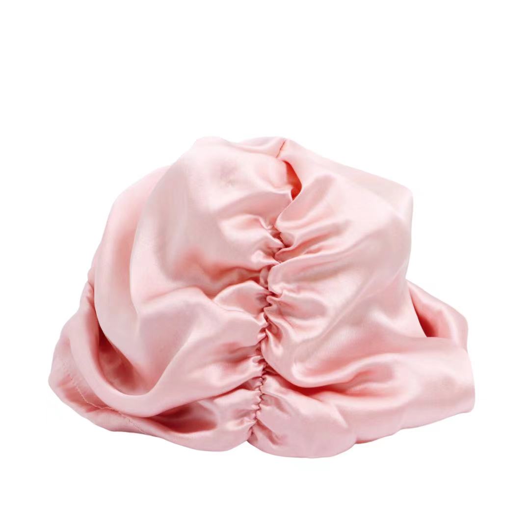 Turbante de capó de seda de morera 100% con precio al por mayor de nudo