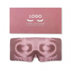 Máscara para dormir de seda contorneada 3D con tazas de ojos