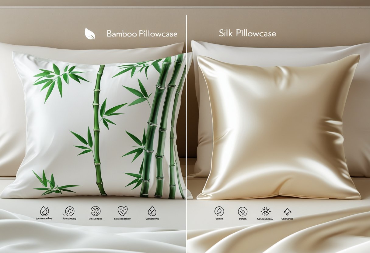 Funda de almohada de bambú o de seda: ¿cuál es mejor para ti?