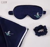 Funda de almohada Queen de seda morera con monograma