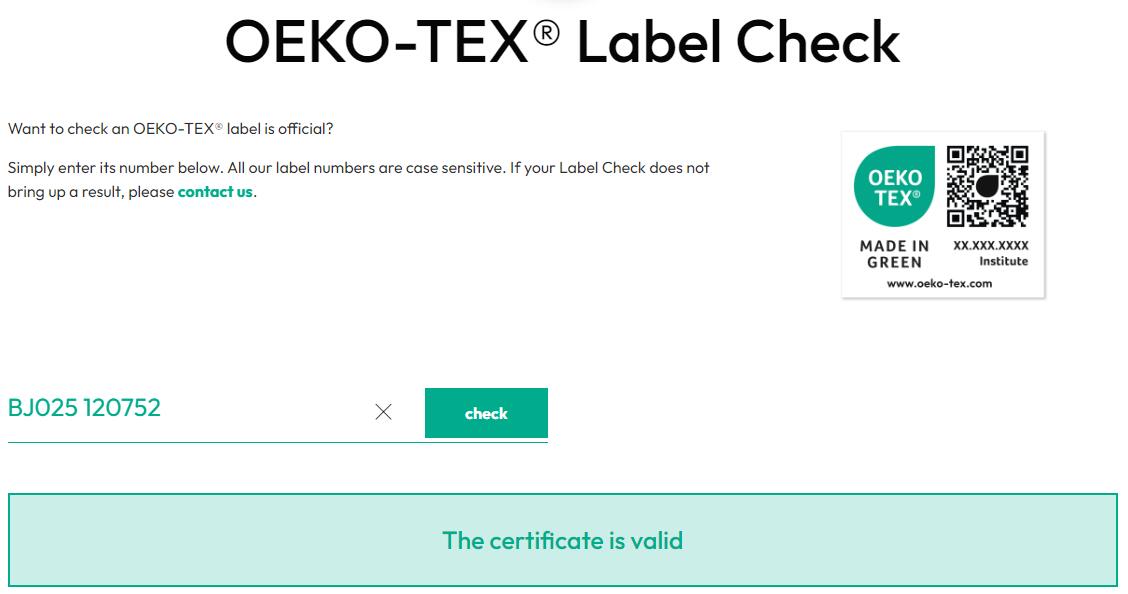 cheque oeko