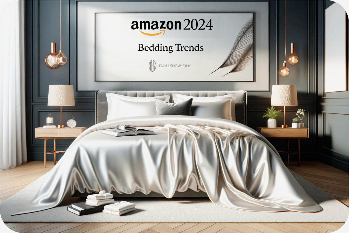 Análisis de tendencias de ropa de cama de Amazon para 2024: el auge de los productos de seda