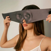 Máscara para dormir de seda contorneada 3D con tazas de ojos