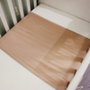 Juego de sábanas de seda para cuna al por mayor: Sábana ajustable para cuna de seda de morera orgánica con funda de almohada para bebé, juego de cama para bebé suave y transpirable a granel - Taihu Snow Silk