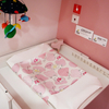 Sábanas para minicuna al por mayor: Sábana ajustable de seda de morera orgánica para minicuna portátil para bebé - Taihu Snow Silk