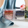 Coleteros de seda premium y lazos para el cabello de seda | Seda pura de morera | Taihu