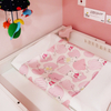 Sábanas para minicuna al por mayor: Sábana ajustable de seda de morera orgánica para minicuna portátil para bebé - Taihu Snow Silk