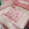 Sábanas para minicuna al por mayor: Sábana ajustable de seda de morera orgánica para minicuna portátil para bebé - Taihu Snow Silk